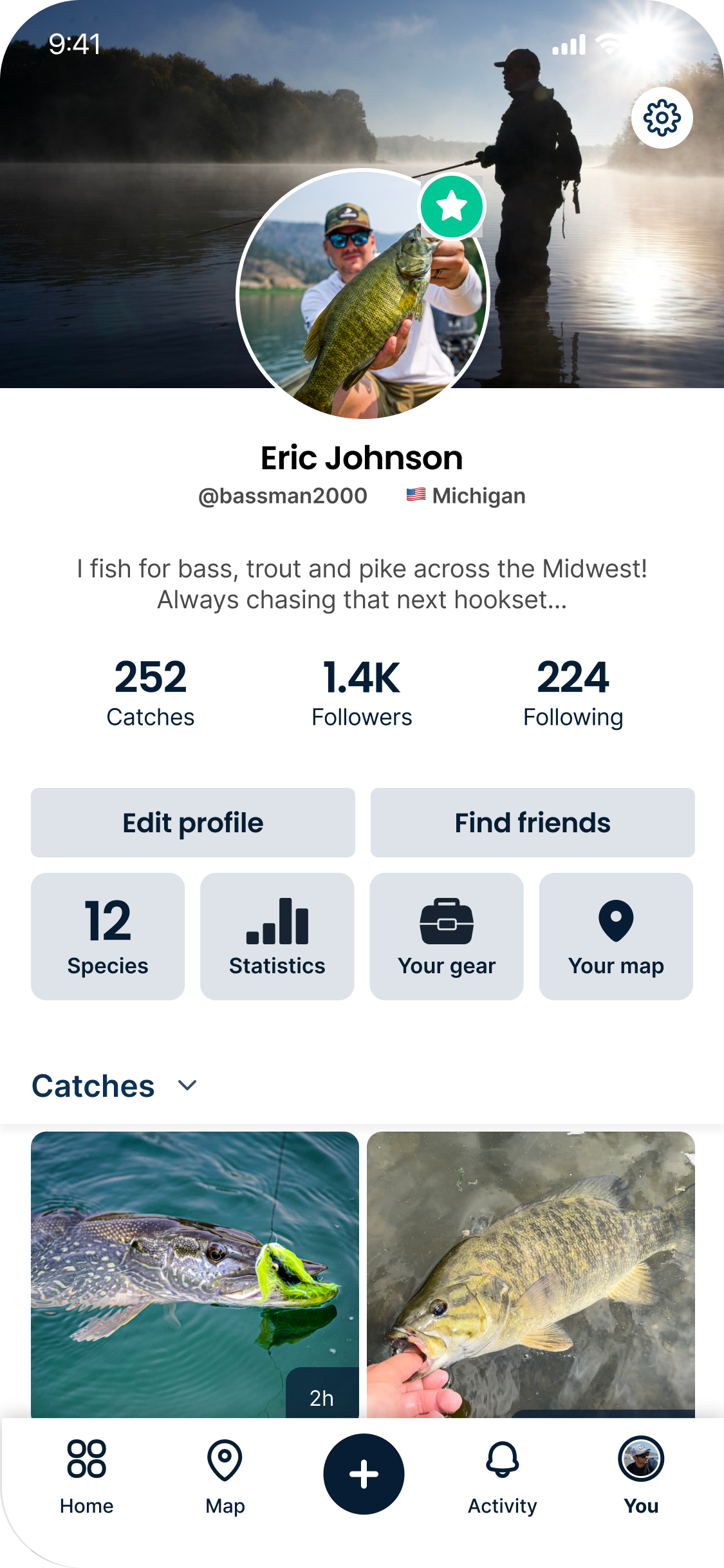 You Profile tab visual